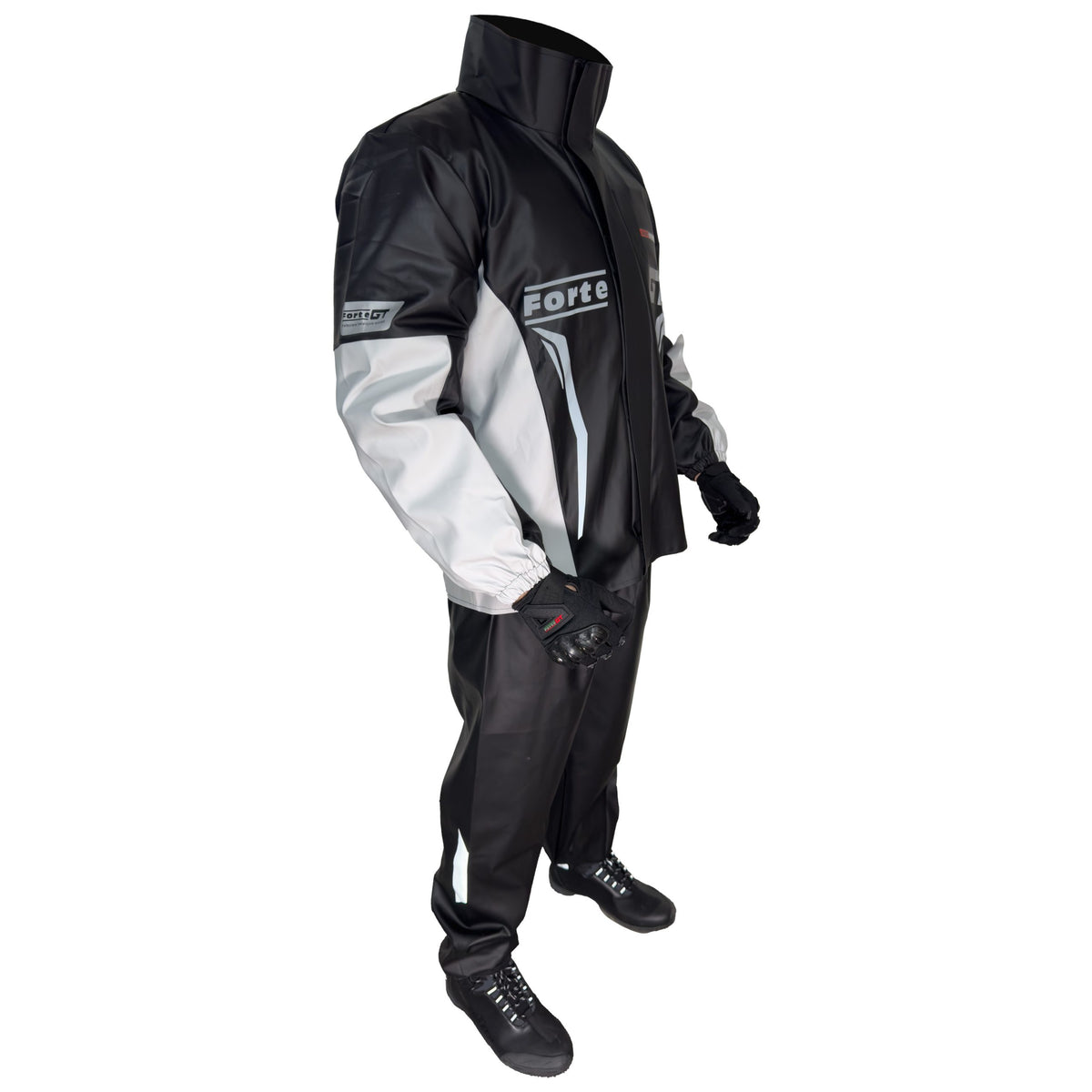 Forte GT 2001160 PVC Yağmurluk Takım Siyah Taş