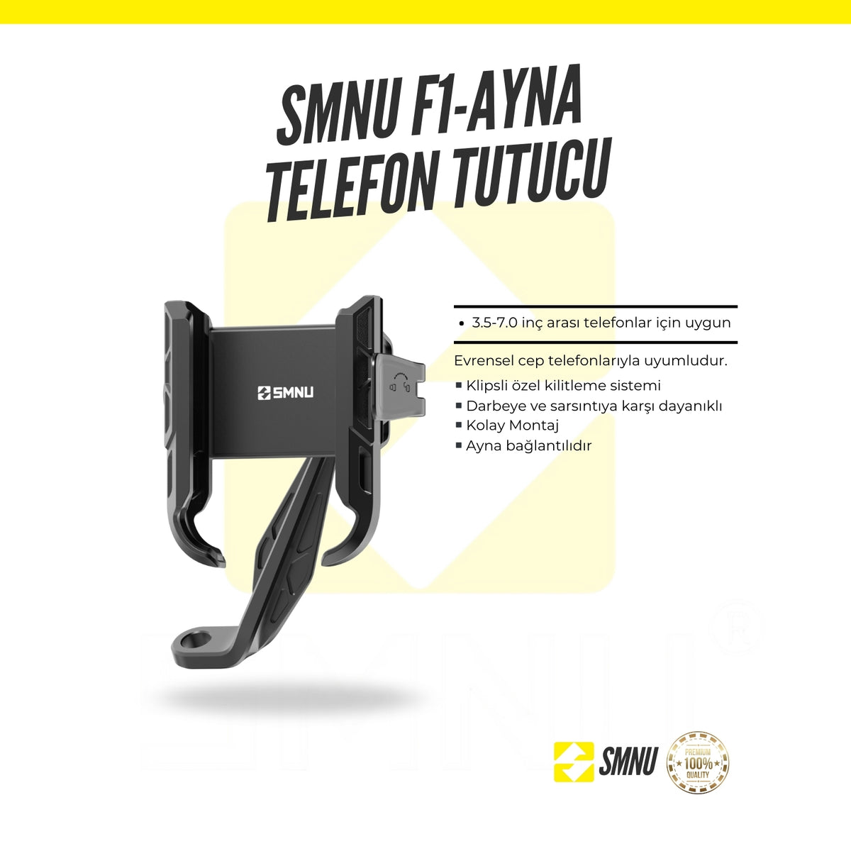 SMNU F-1 AYNA TELEFON TUTUCU